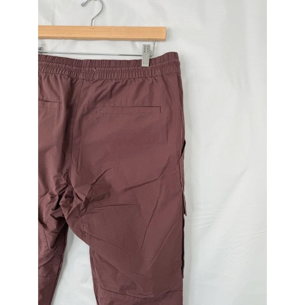 PACSUN Men's Slim Nylon Blend Cargo Pants Rust Large inseam 31 waist 34